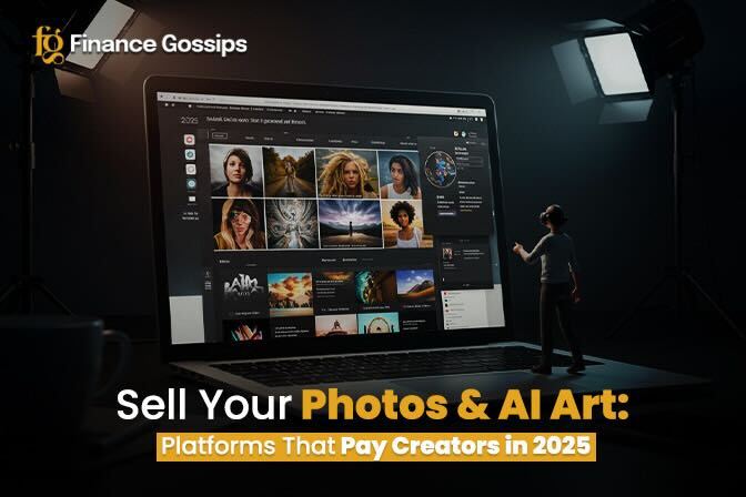 sell photos and AI art
