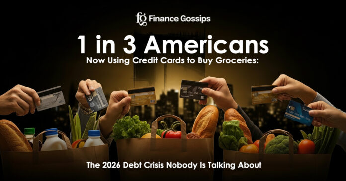 1 in 3 Americans are now using credit cards to buy food