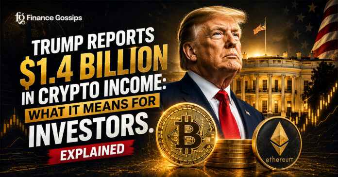 Trump Reports $1.4 Billion in Crypto Income